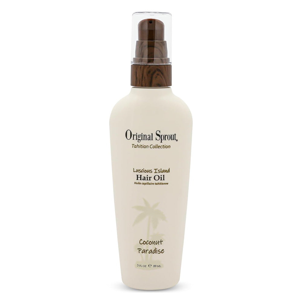 Original Sprout Luscious Island Hair Oil Coconut Paradise 3Oz (89ml)